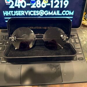 Alexander mcqueen glasses spider jewel